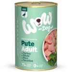 Patée chien Wow dinde adult 400gr