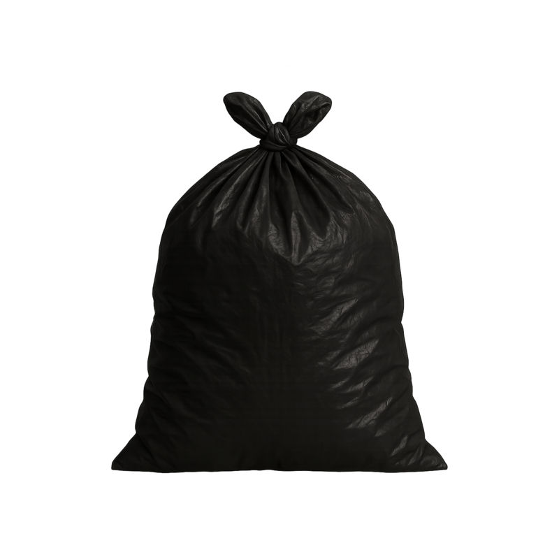 SAC 160 LITRES NOIR 50 MICRONS