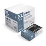 photo carton nitrile noir taille XL