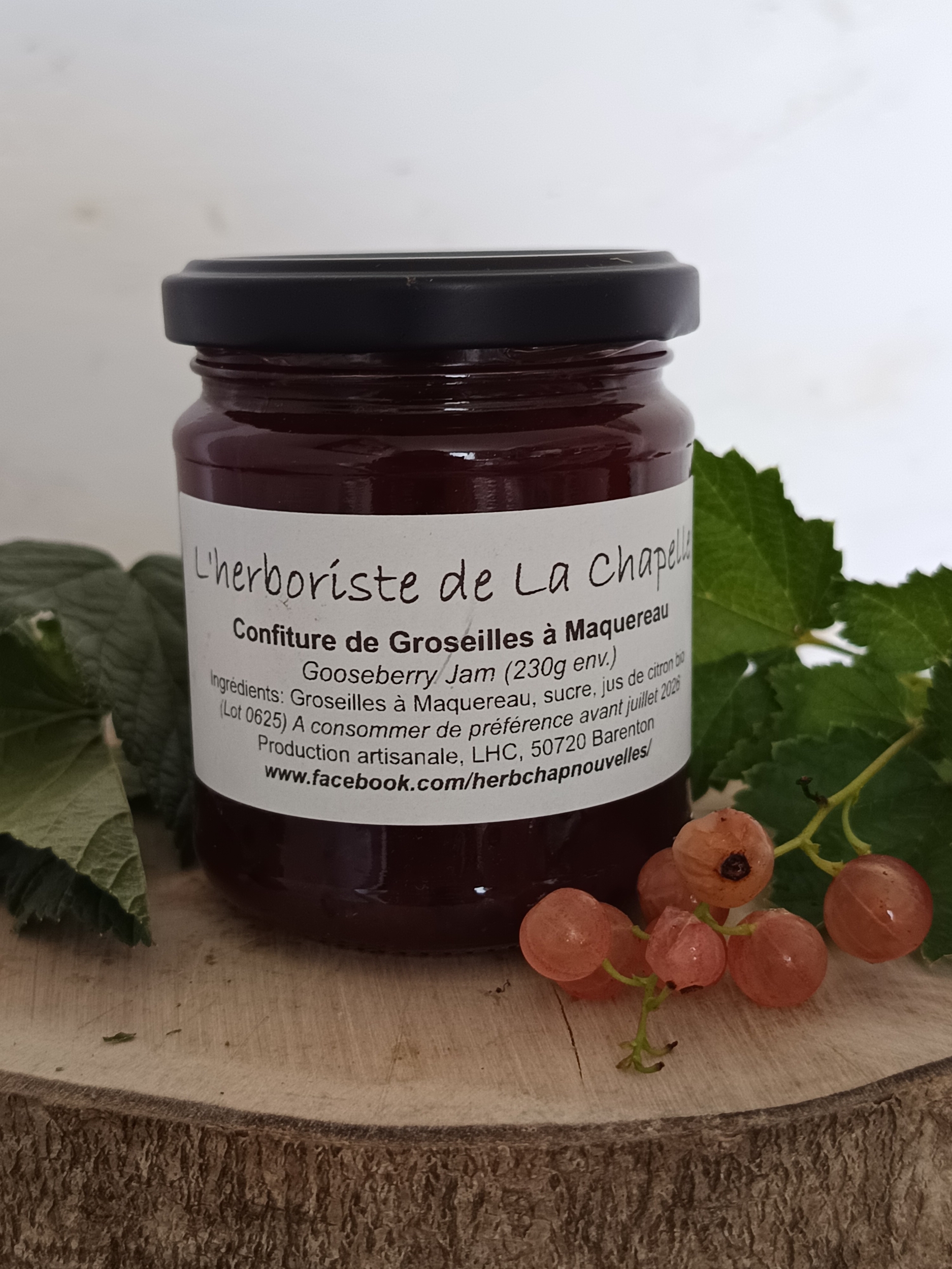 AR00040-3-3-02 - Confiture Groseilles à Maquereaux 240g