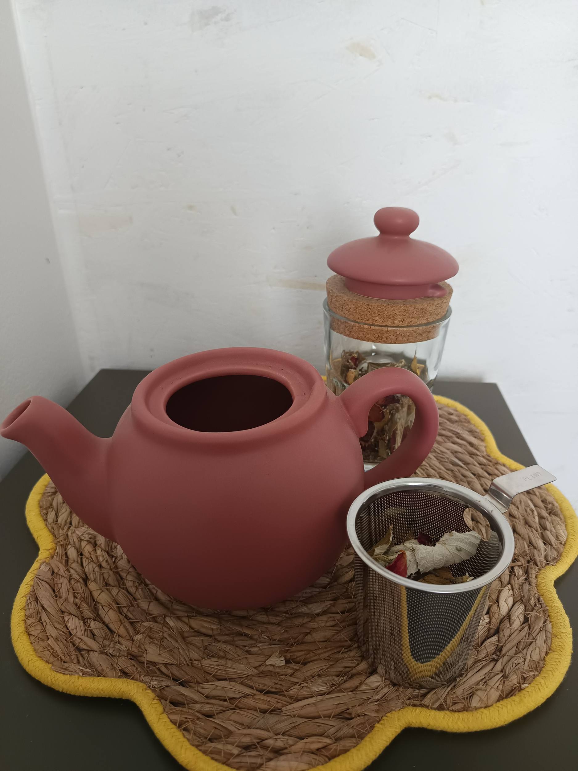 14 ROS-03 - Théière rose terracotta