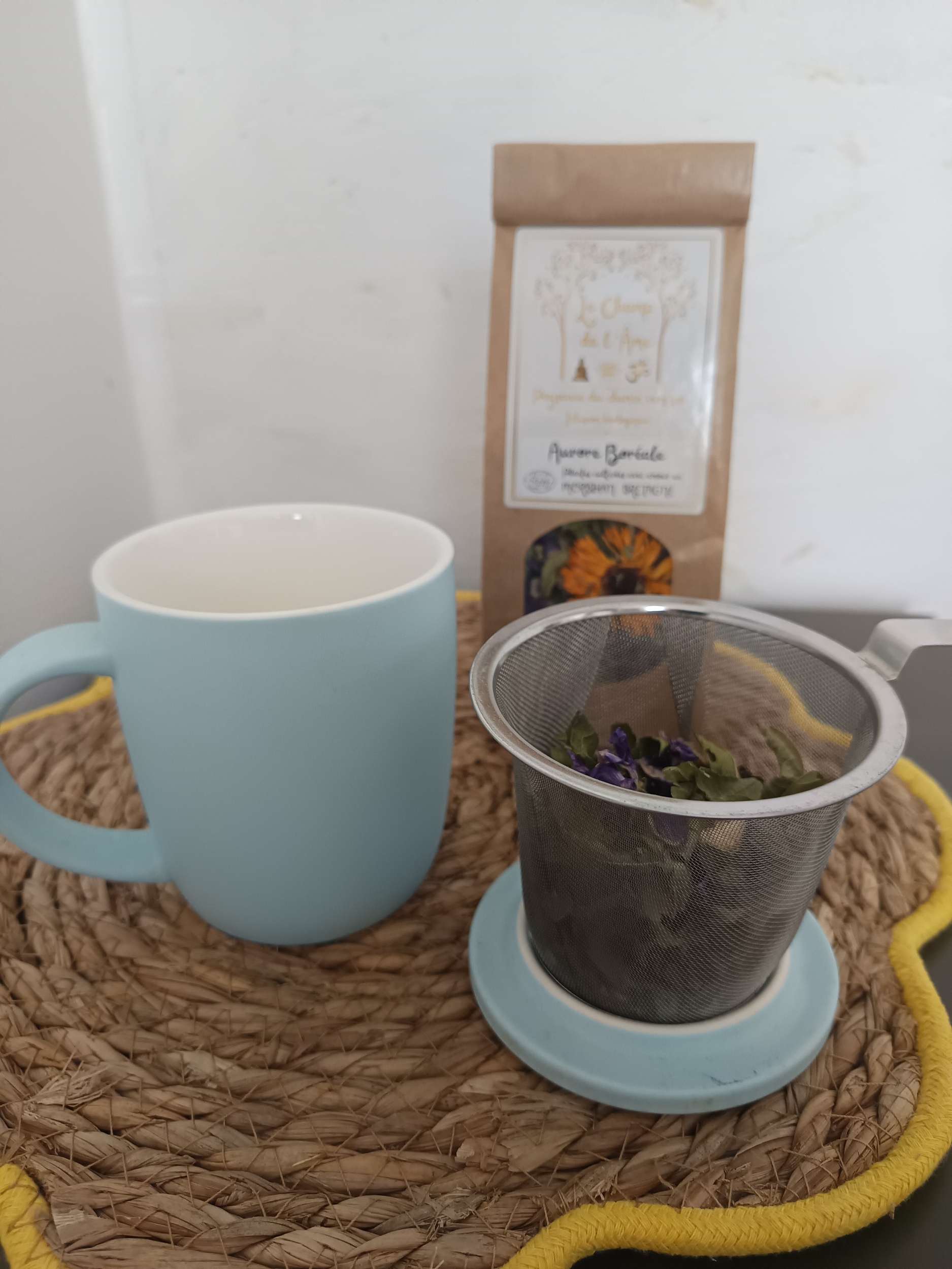 05ICE-04 - Tisanière bleu glacier