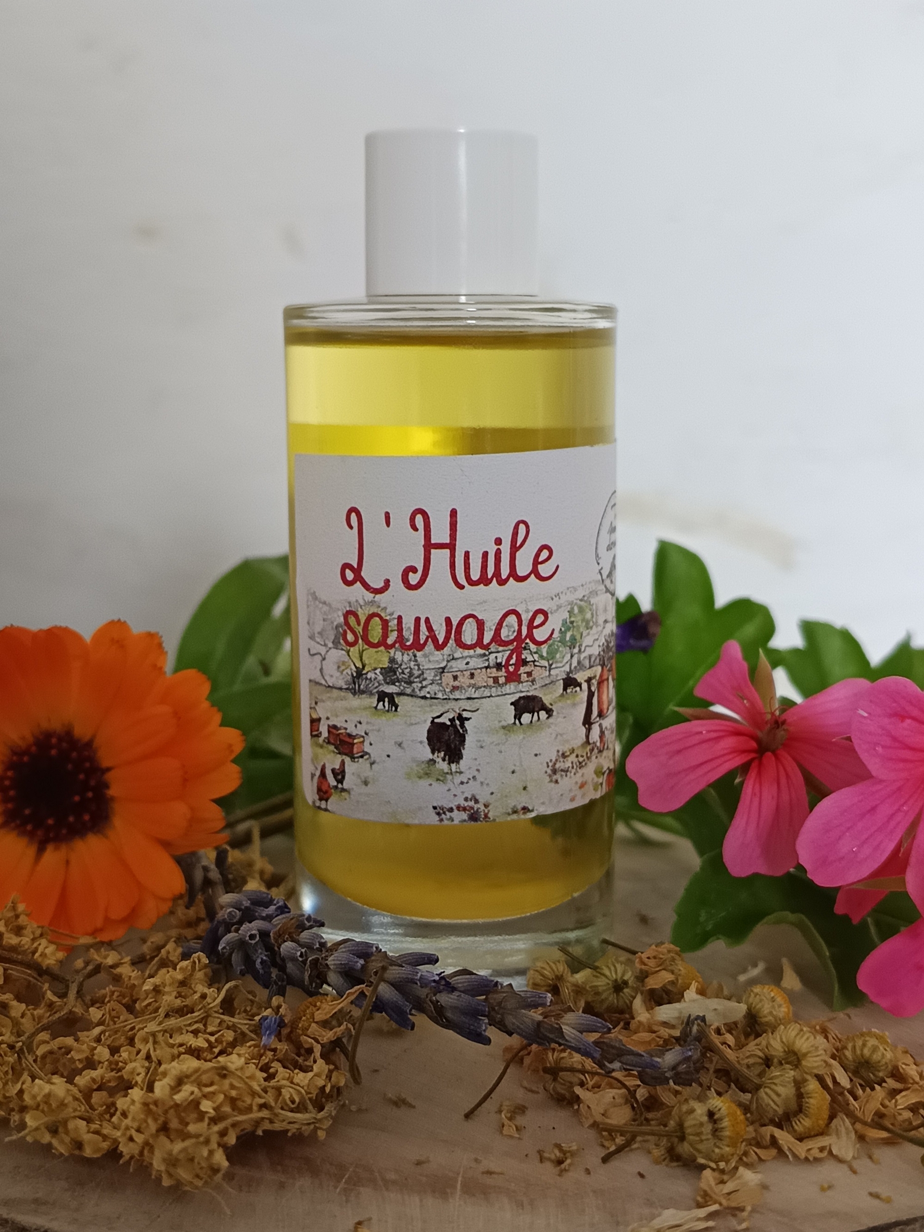 HM3-02 - Huile Sauvage pour peau sèche et abimée