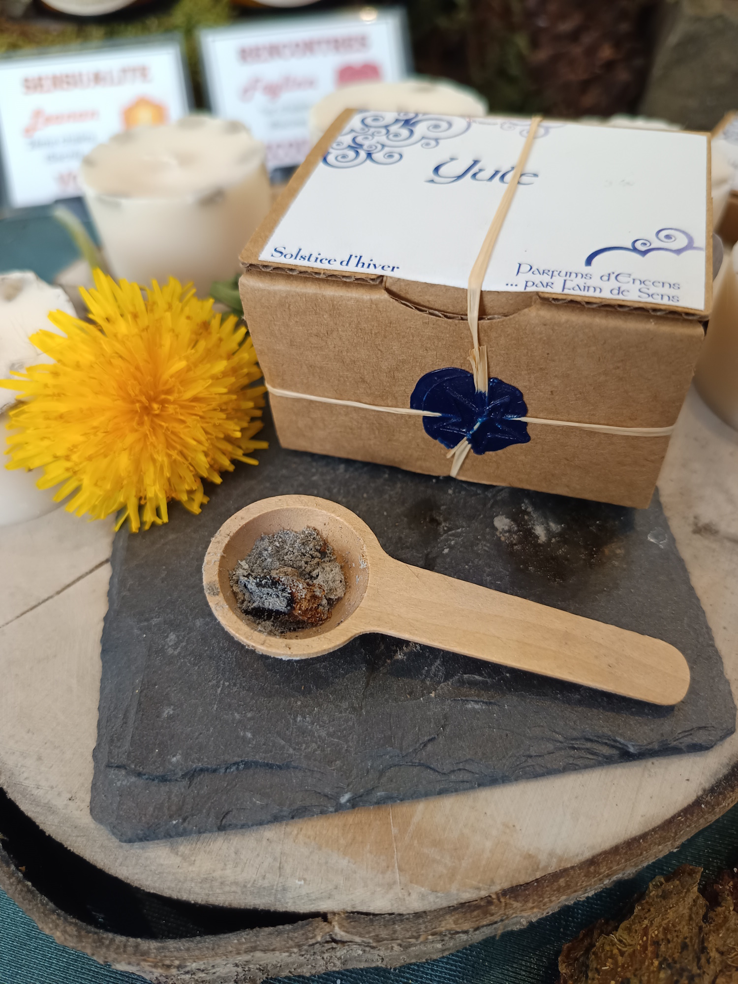 CUIL-01 - Cuillère à encens en bois