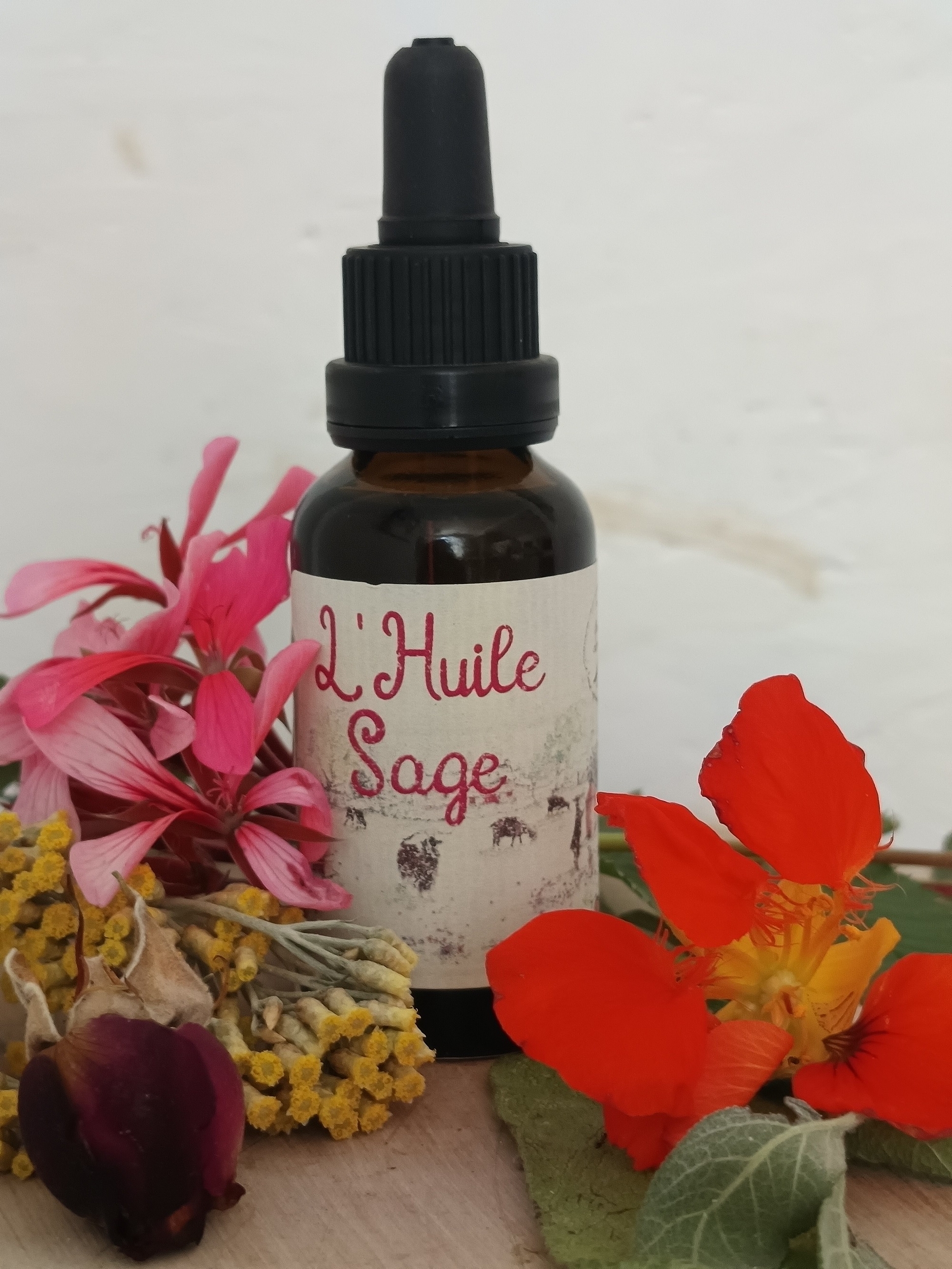 HM4-02 - Huile Sage pour peau fatiguée et mature