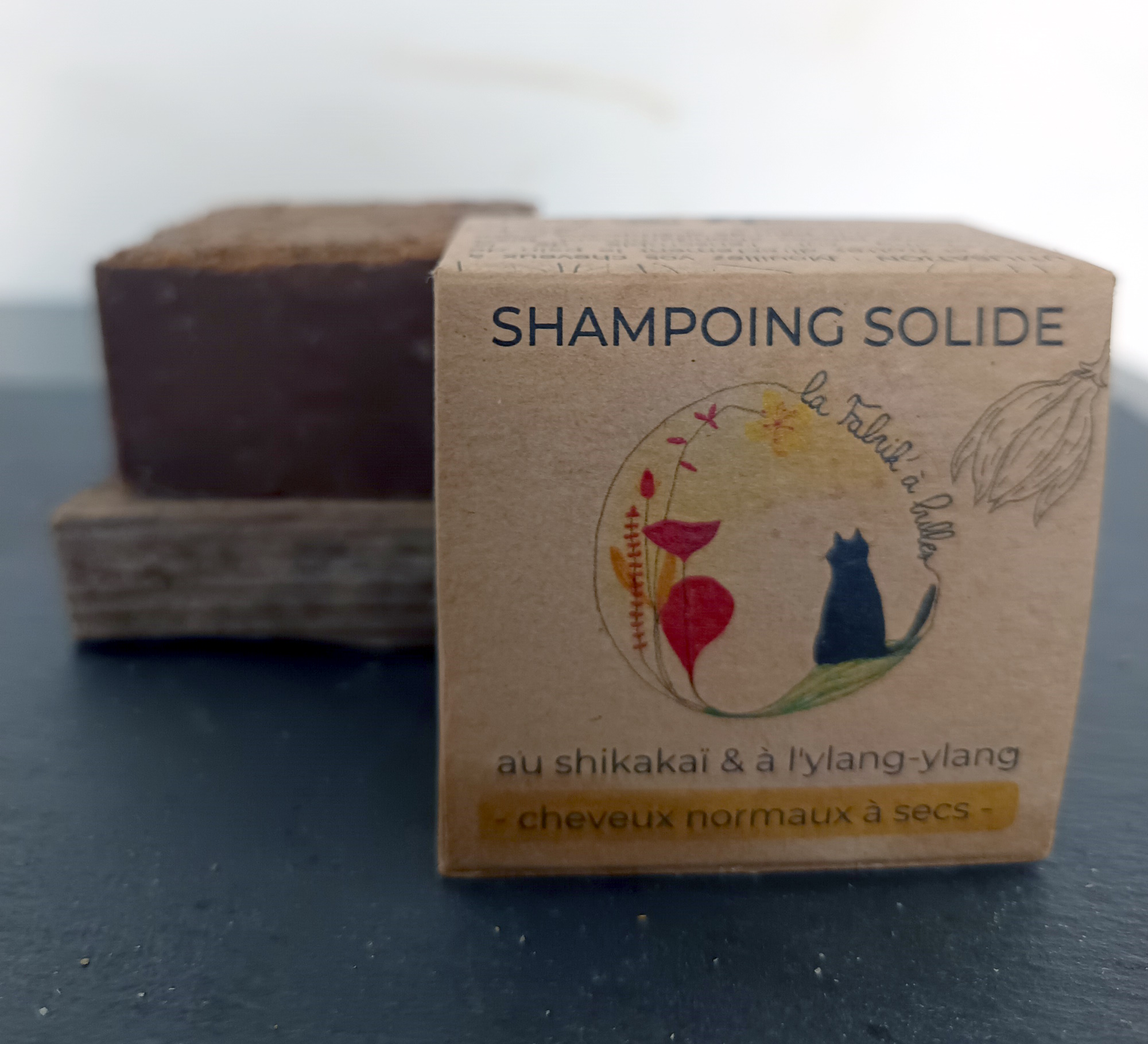 SHAM001-03 - Shampoing solide Ylang Ylang pour cheveux normaux à secs