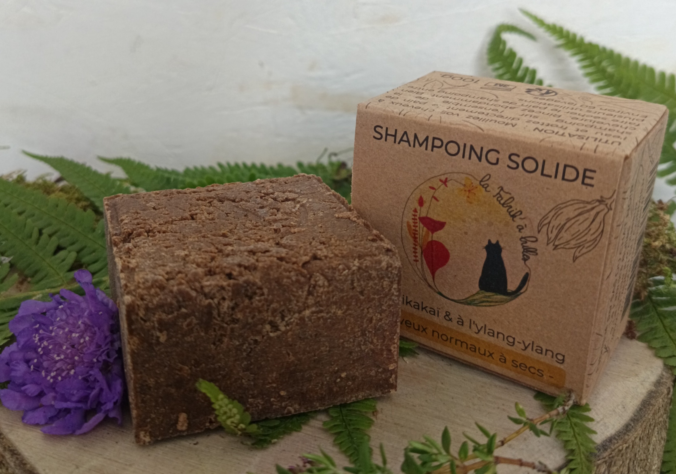 SHAM001-04 - Shampoing solide Ylang Ylang pour cheveux normaux à secs
