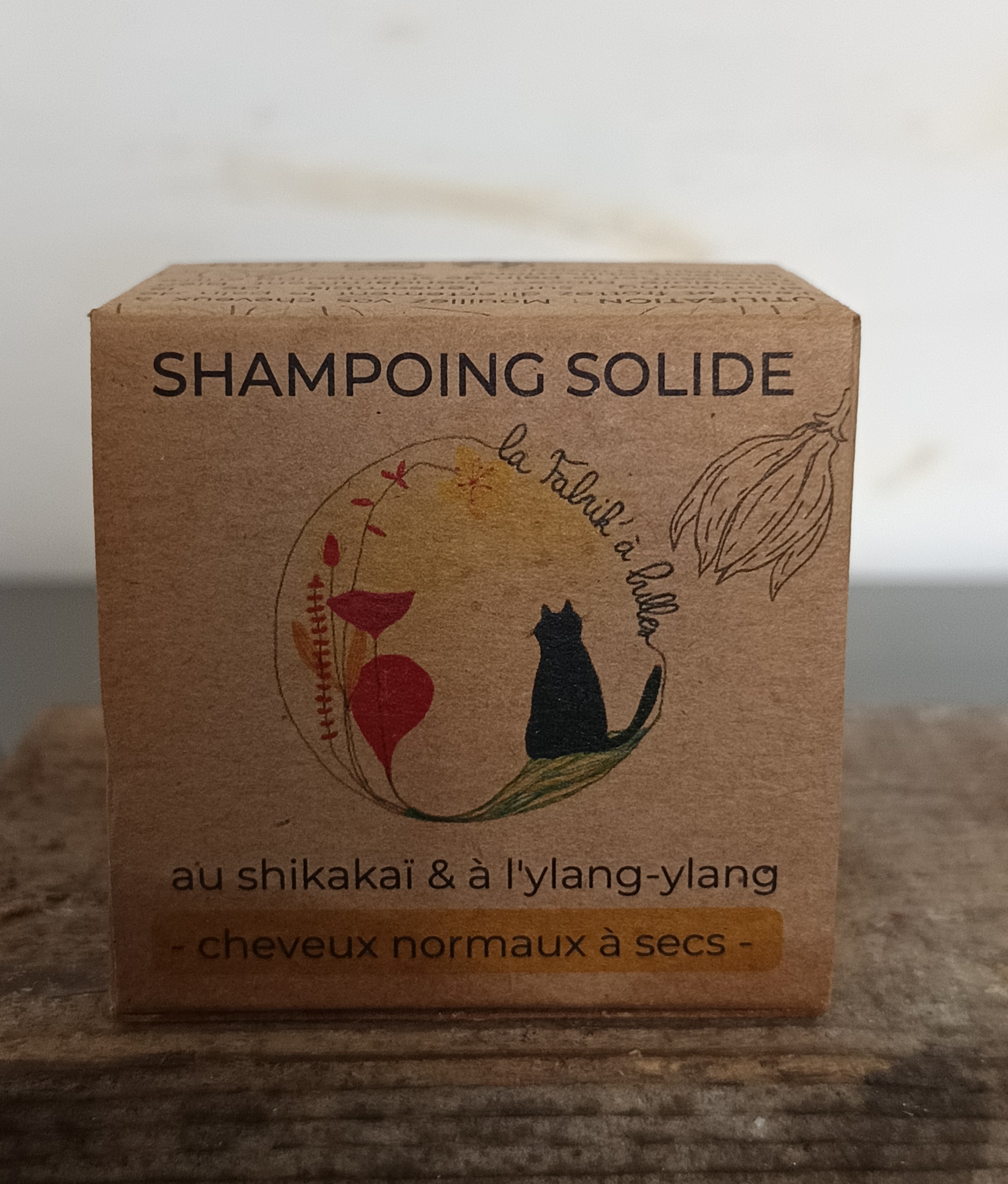 SHAM001-01 - Shampoing solide Ylang Ylang pour cheveux normaux à secs