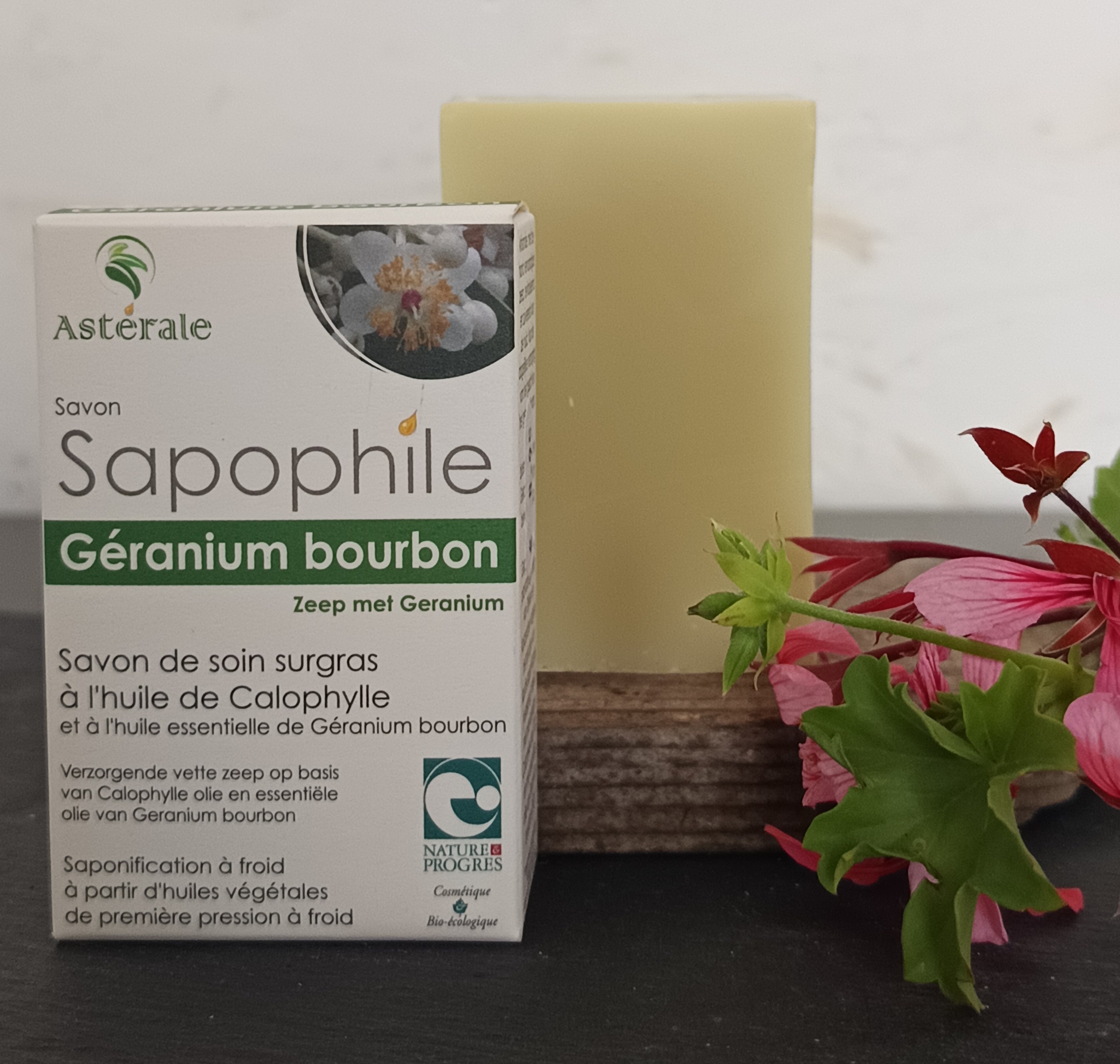 SAPGB-03 - Savon Sapophile Géranium Bourbon
