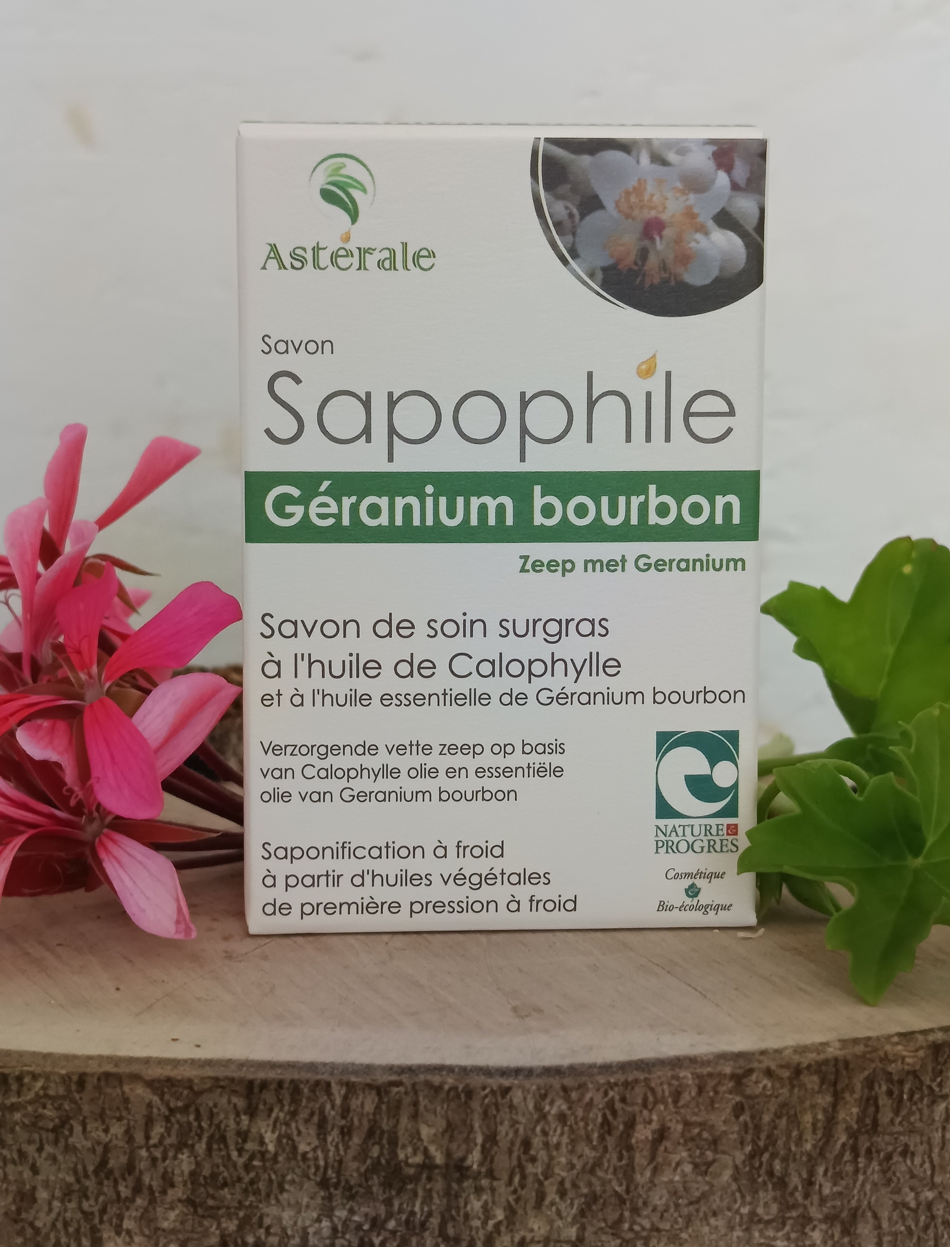 SAPGB-01 - Savon Sapophile Géranium Bourbon