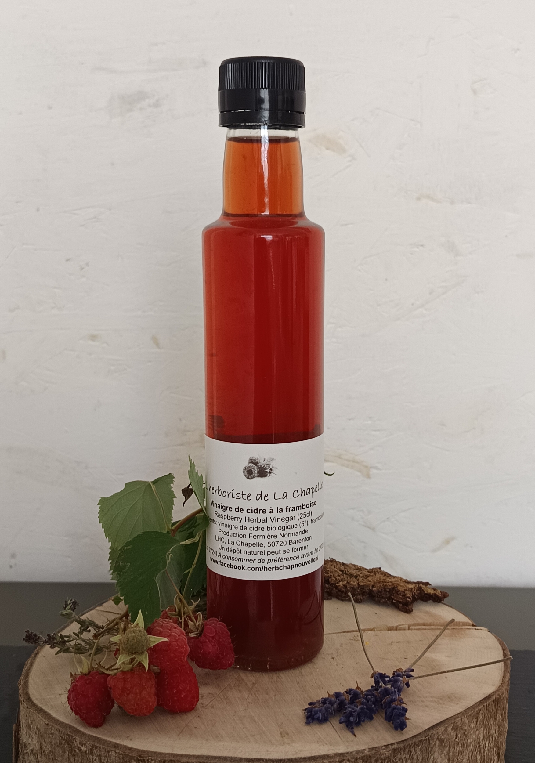 AR00006-6 - Vinaigre de cidre aromatisé aux framboises