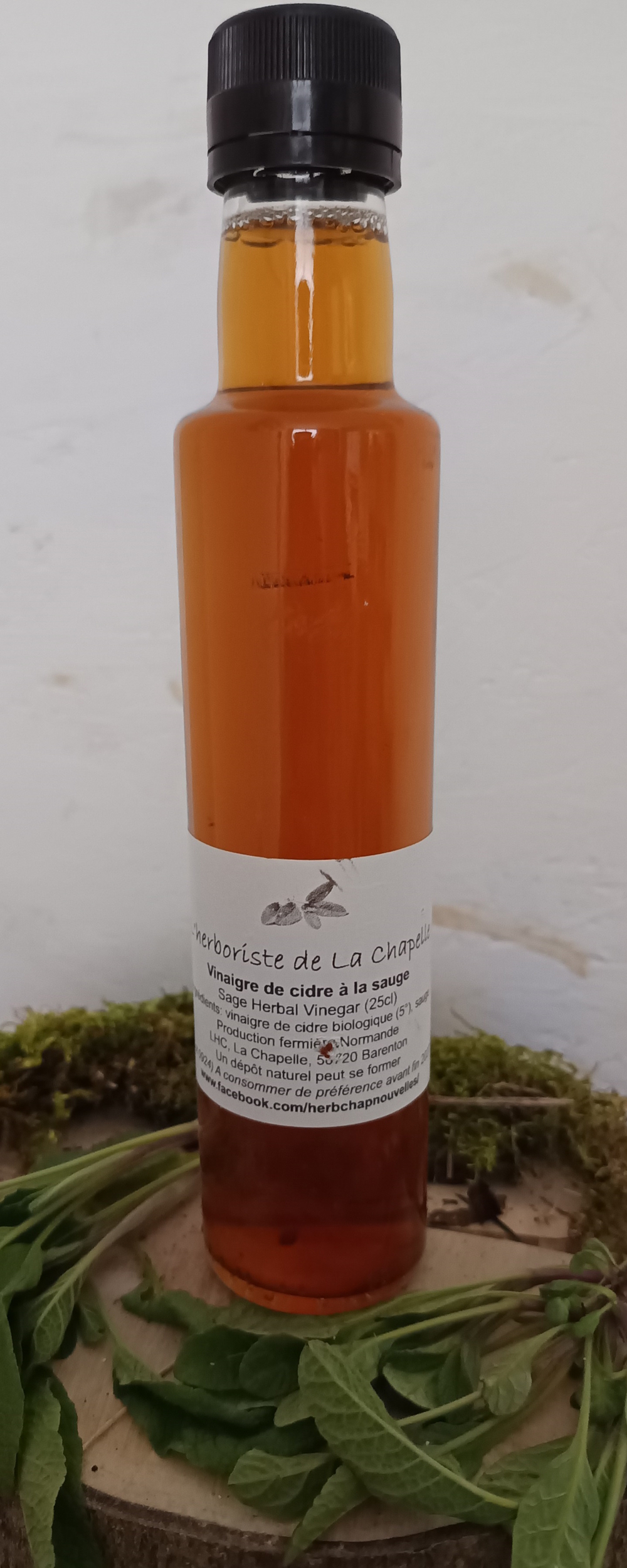 AR00006-10 - Vinaigre de cidre aromatisé à la sauge