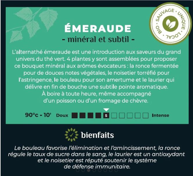ALTN1-02 - Emeraude en infusettes