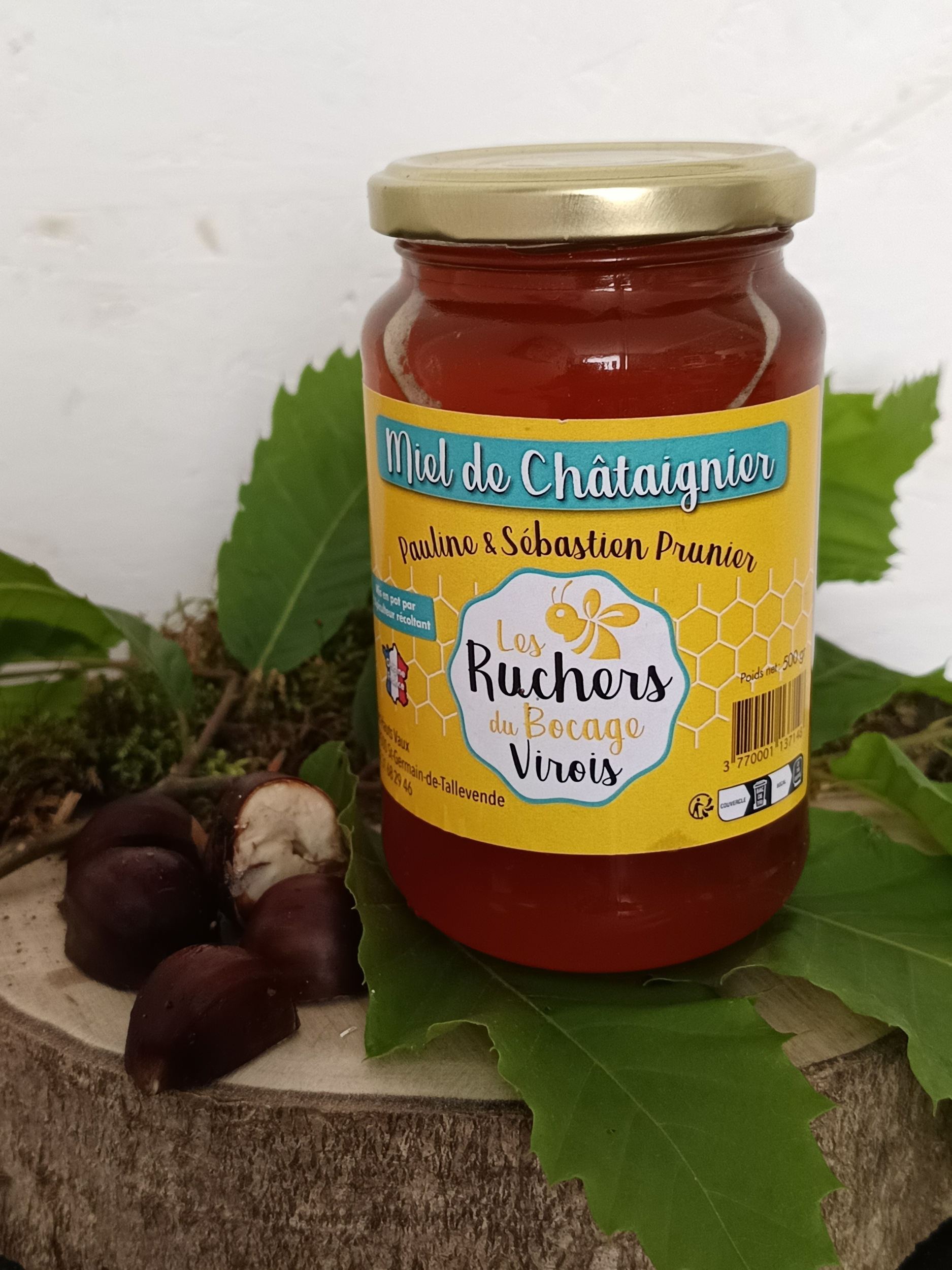 MIE9-1 - Miel de Chataignier 500 grammes