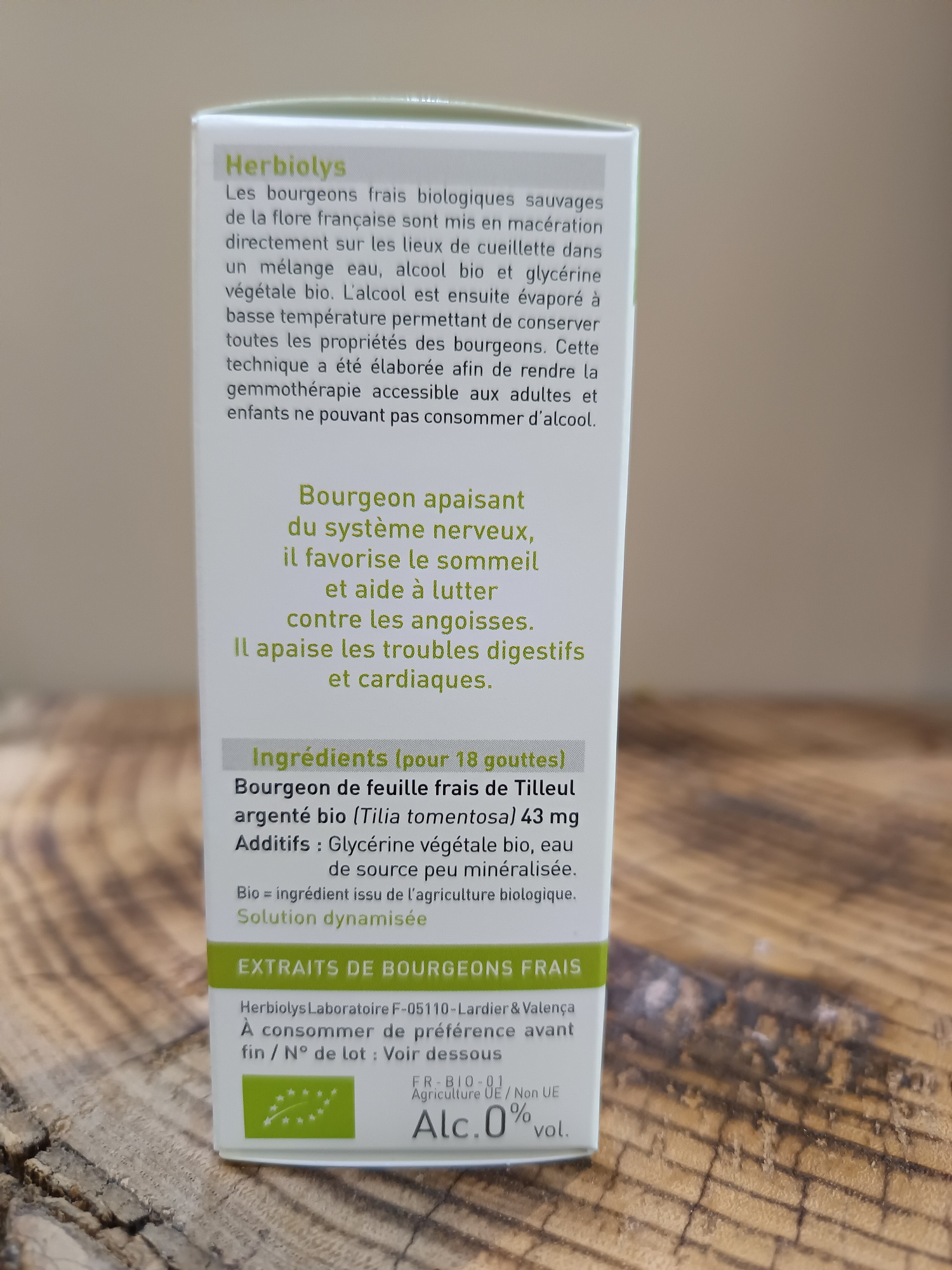 00005628-03 - Macérat Tilleul sans alcool 30 ml