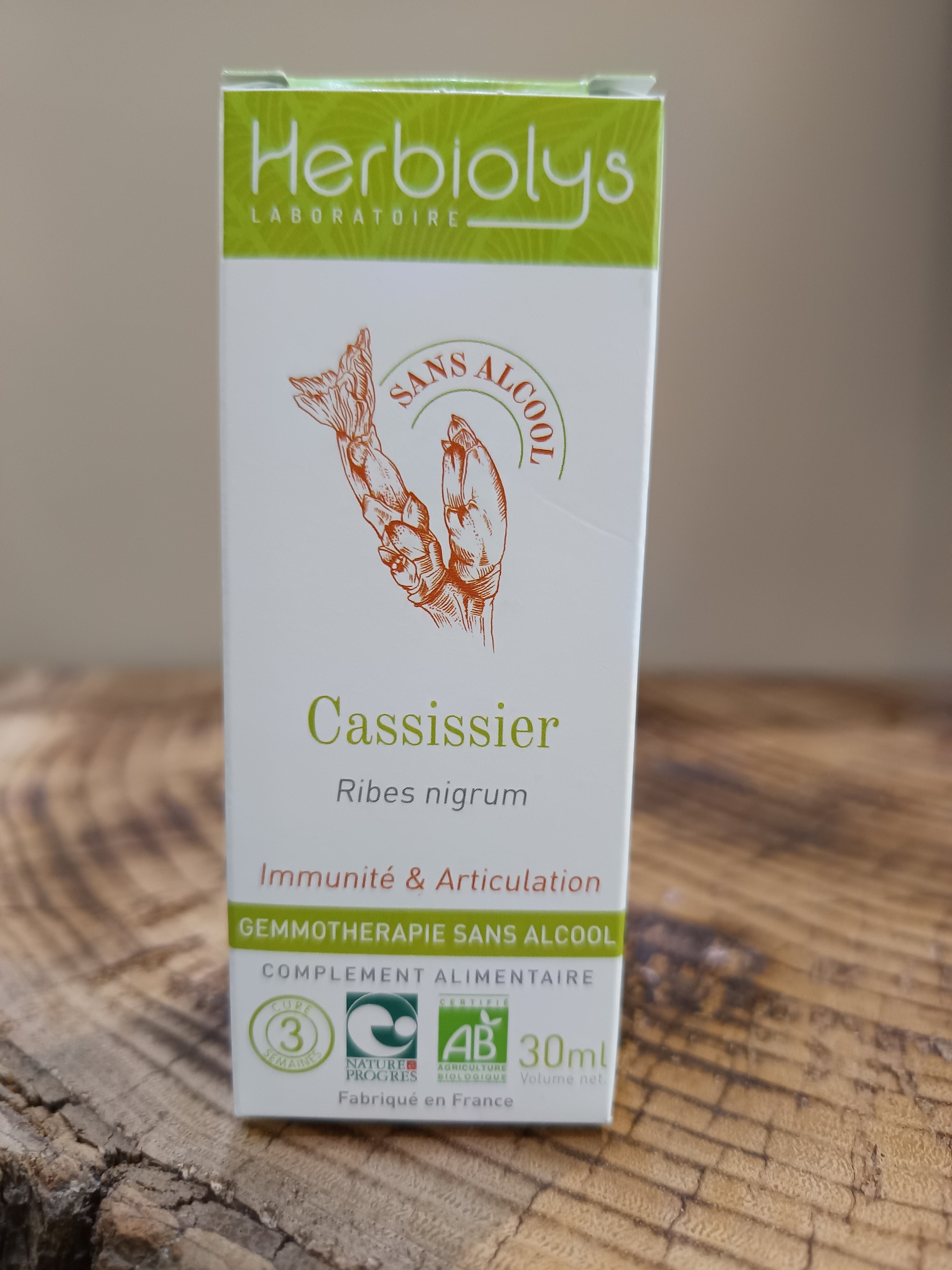 00005614-02 - Macérat Cassissier sans alcool 30 ml