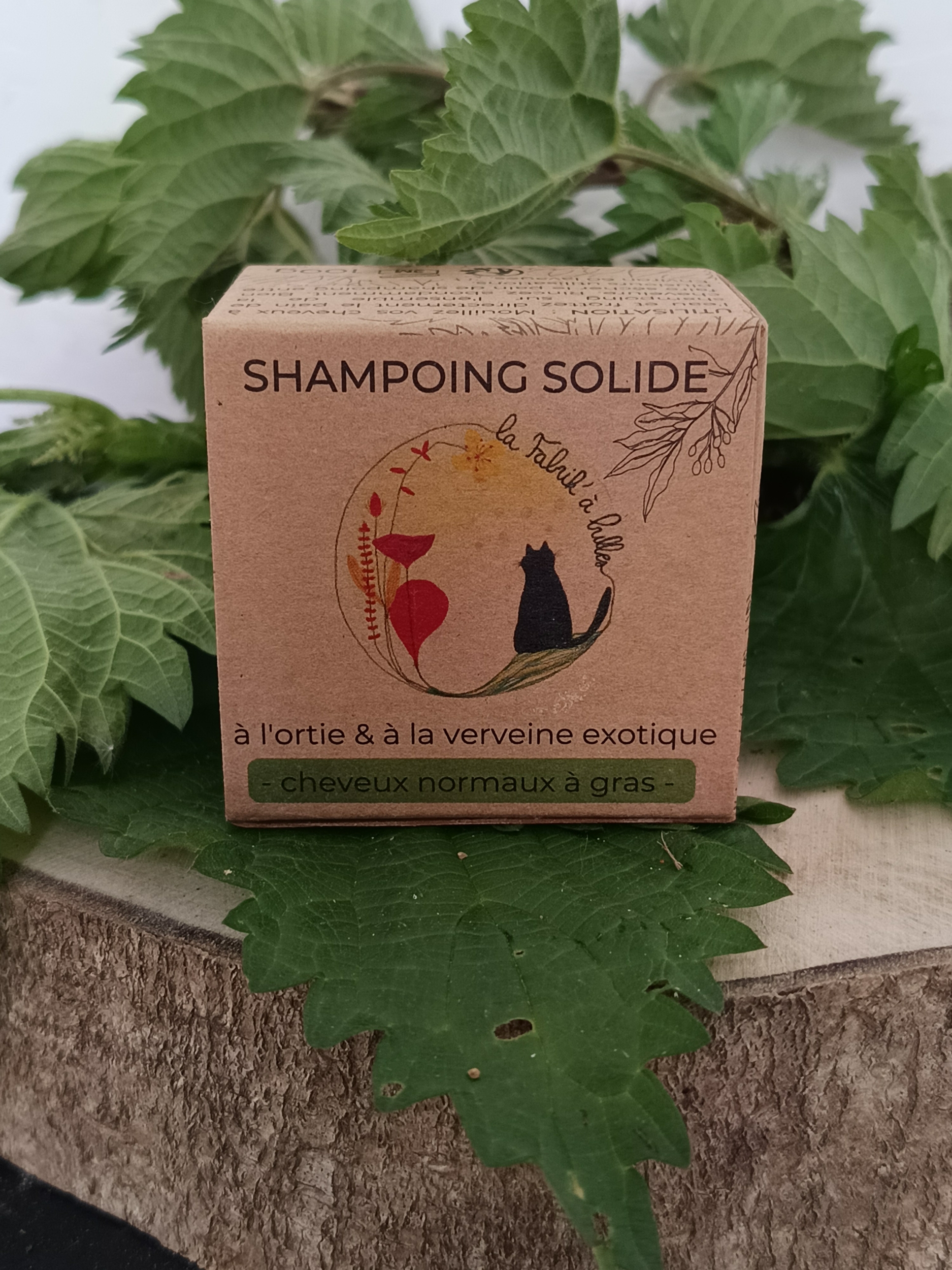 SHAM-002-01 - Shampoing solide Ortie pour cheveux gras