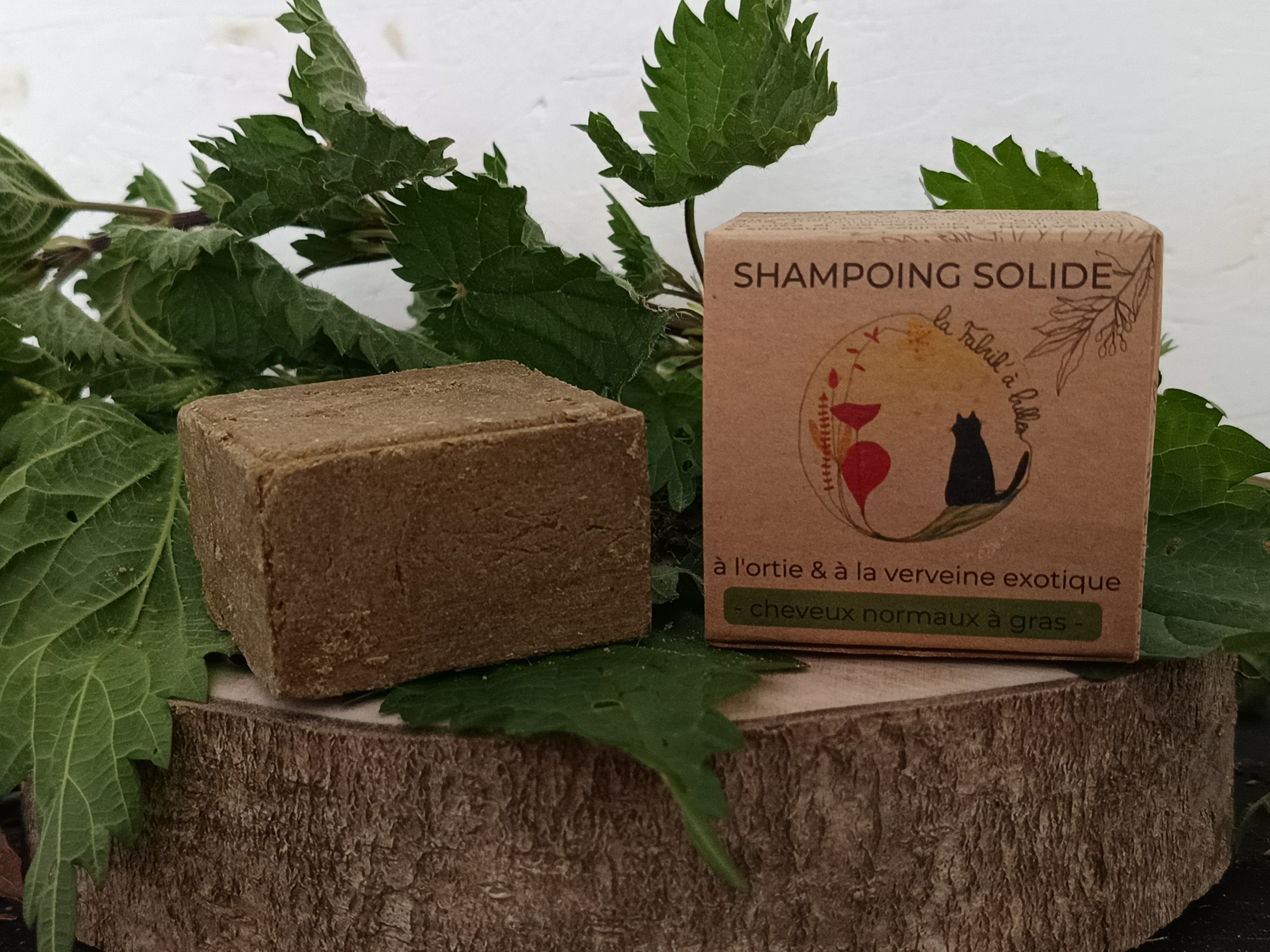SHAM-002 - Shampoing solide Ortie pour cheveux gras