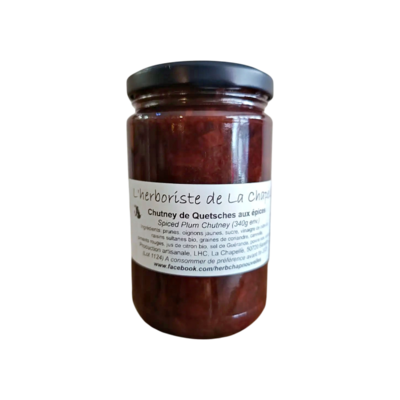 AR00075-4 - Chutney Quetsches aux épices 355g