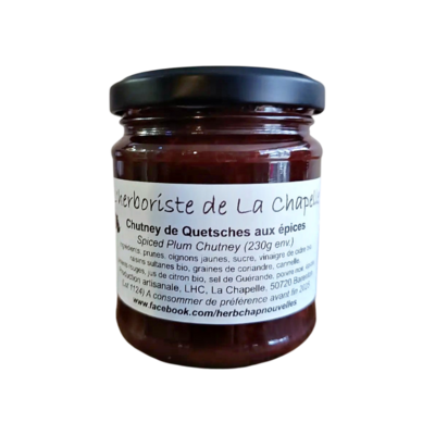 AR00074-4 - Chutney Quetsches aux épices 230g