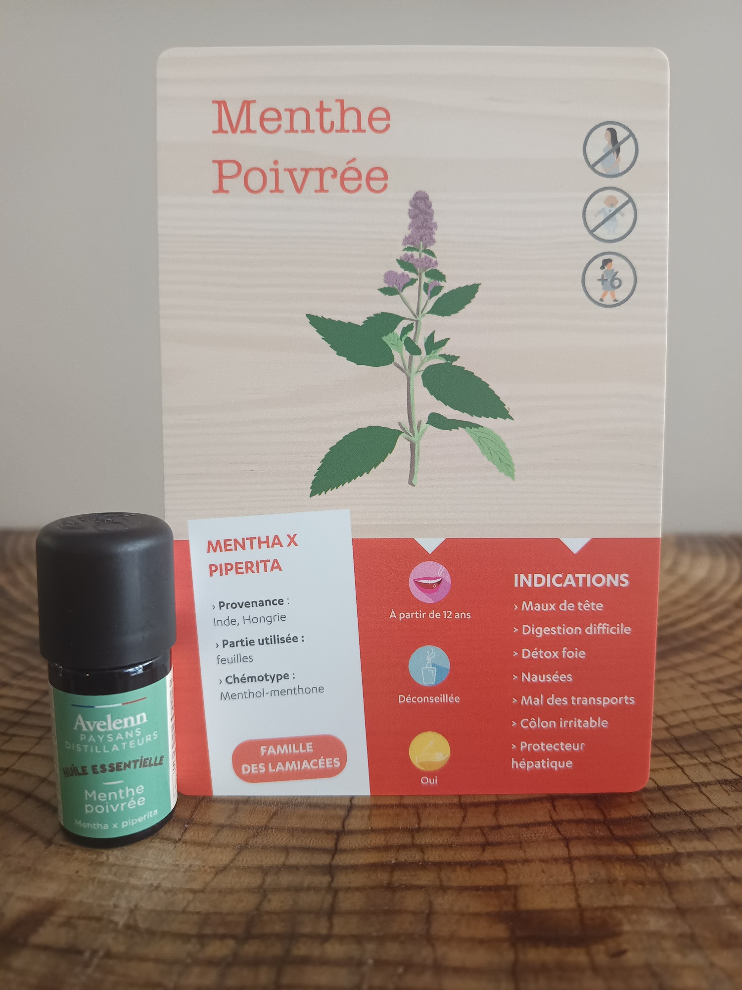ACC007-02- Carte Menthe Poivrée