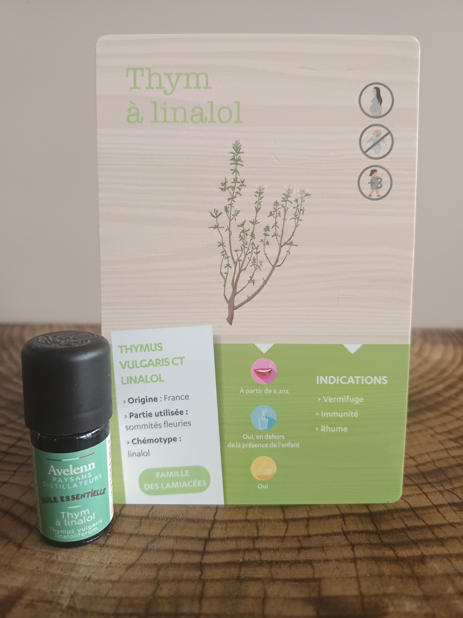 ACC010-02 - Carte Thym à Linalol