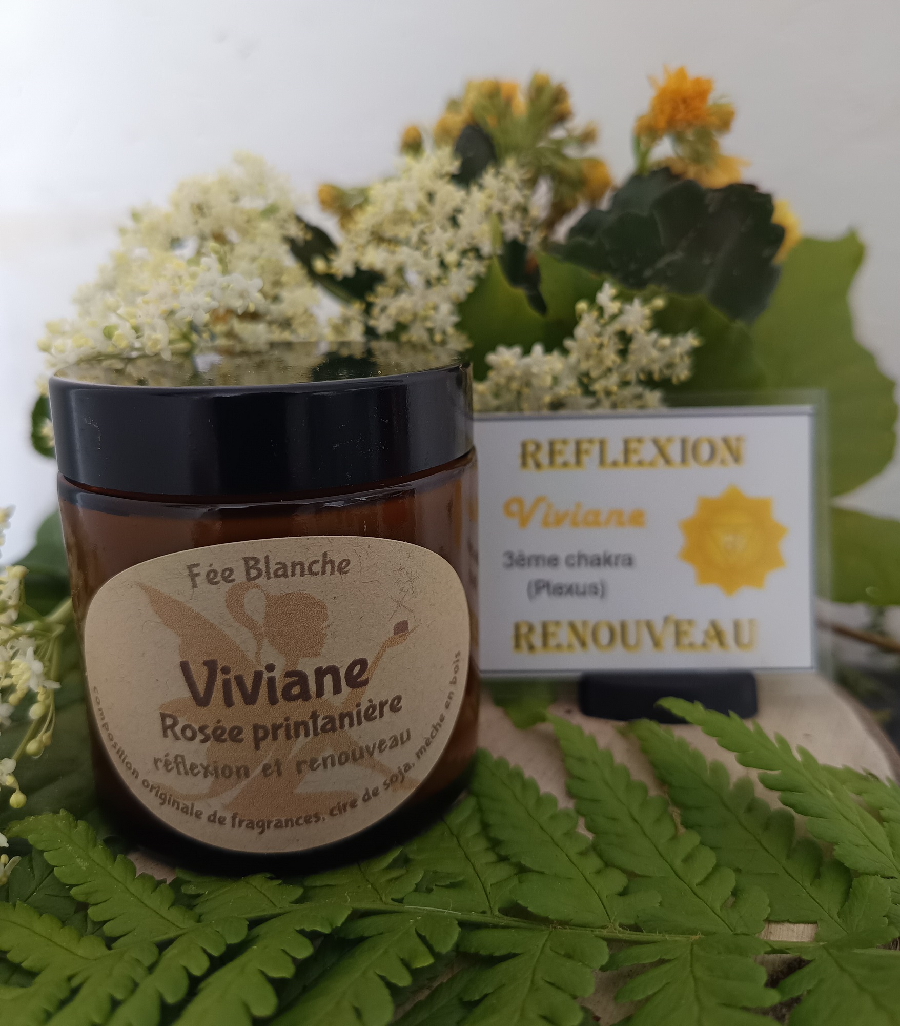 CHAKRA3 - Bougie Viviane