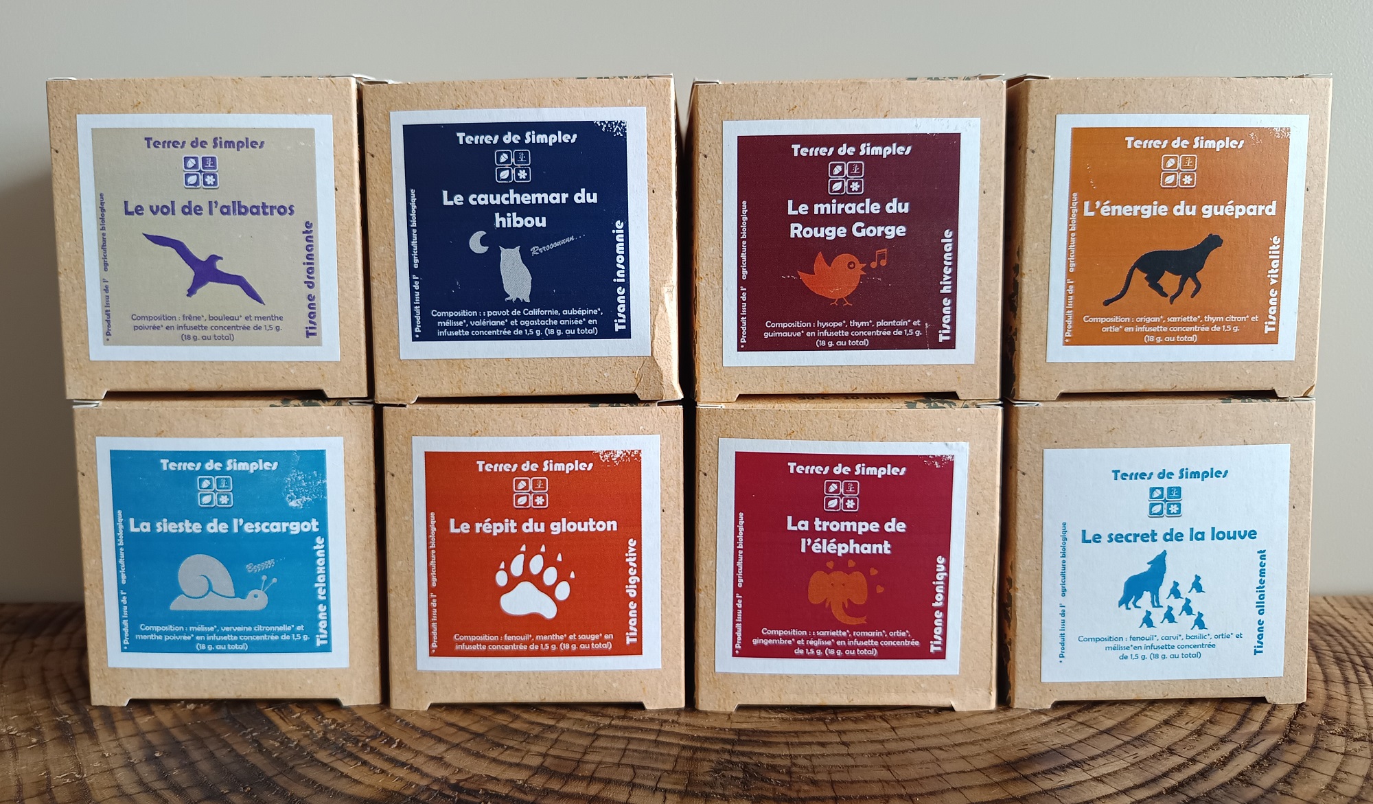 Gamme Infusions Terres des Simples