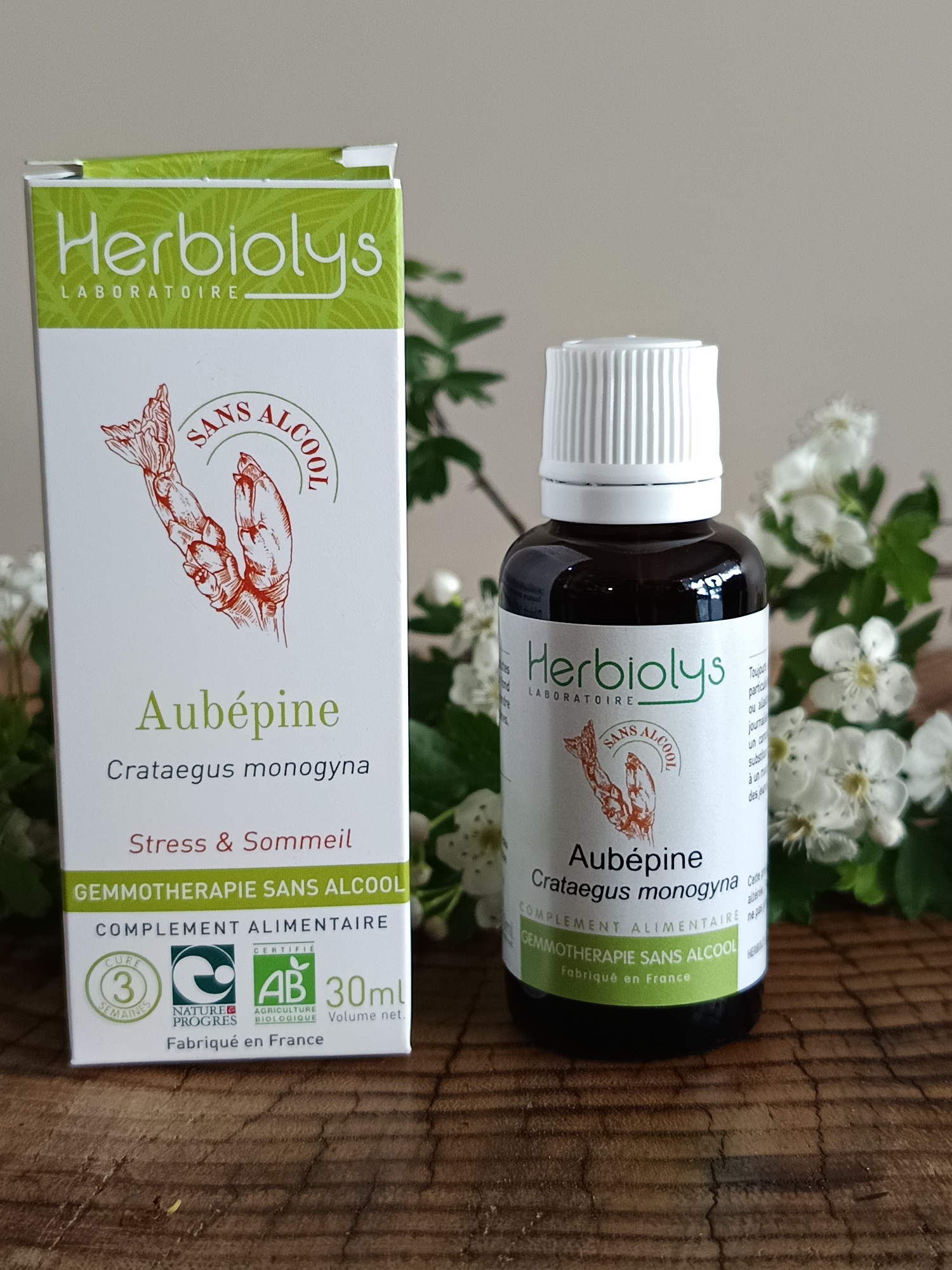 00005611-02 - Macérat Aubépine sans alcool 30 ml
