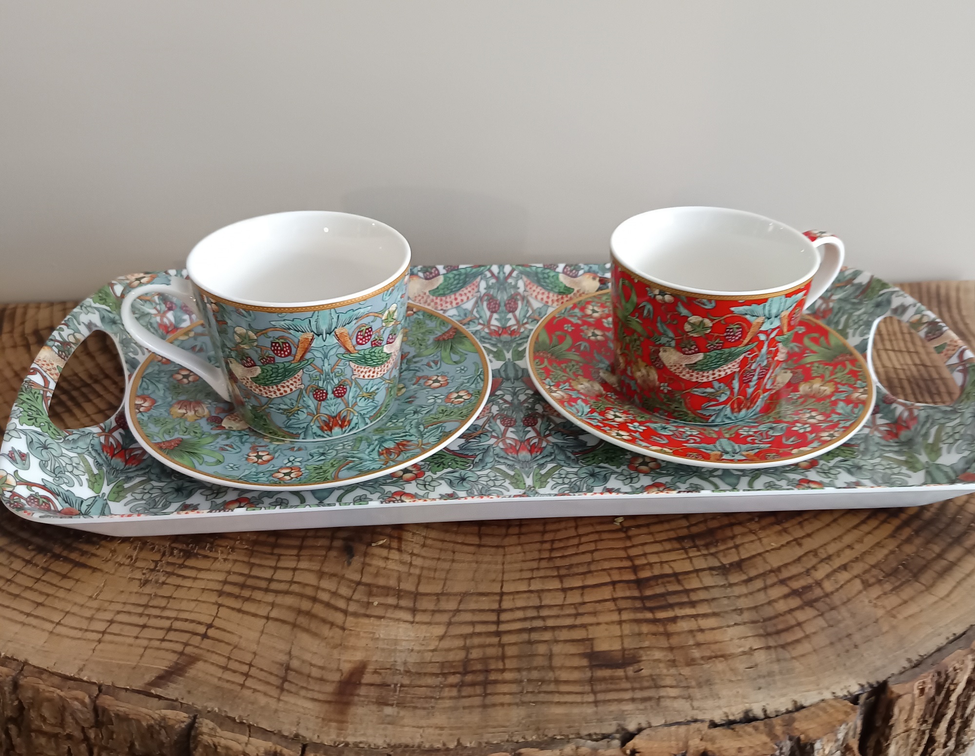 T1_8596170-04 - Plateau 45x20 cm Strawberry Thief