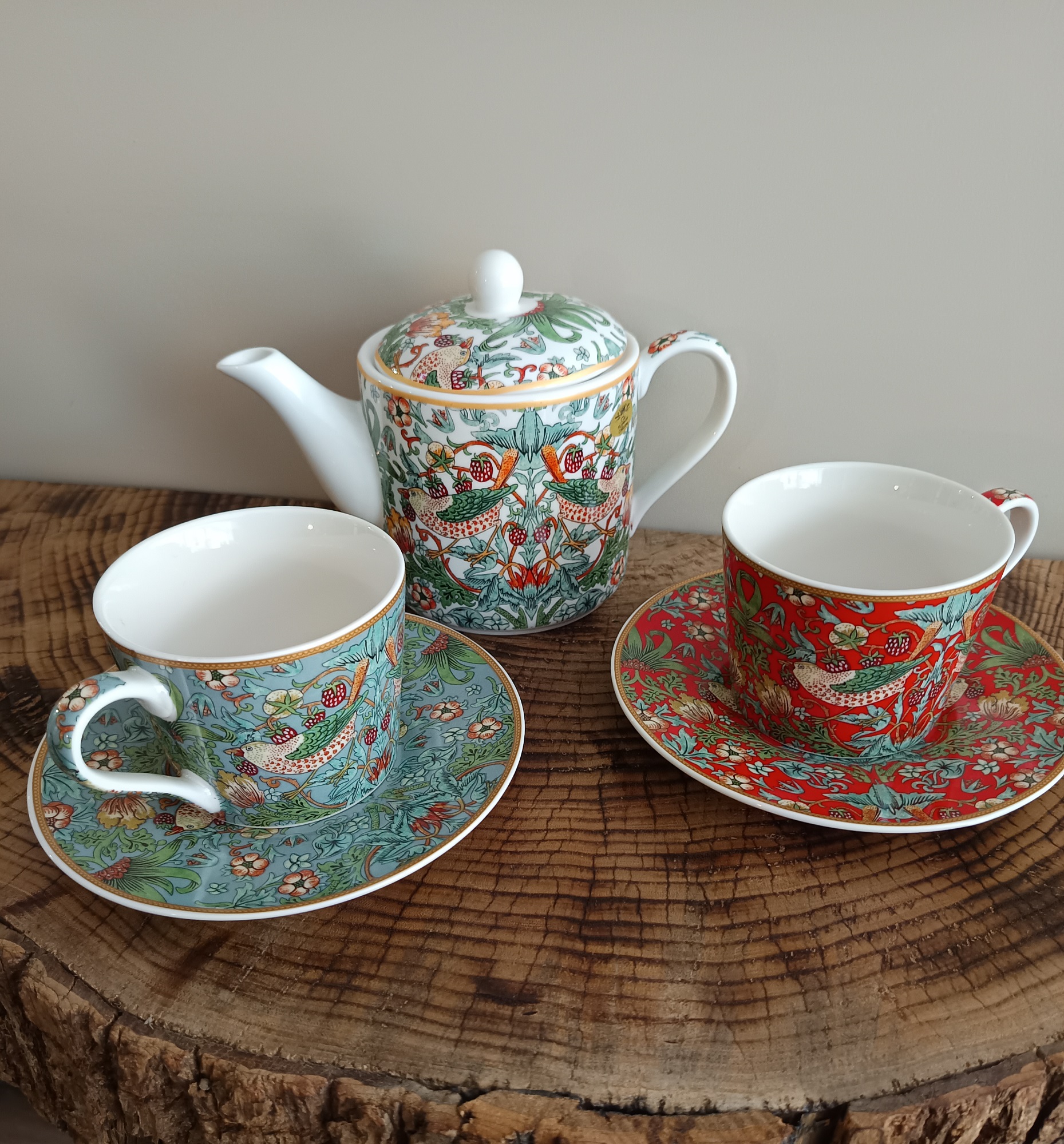 8596232-bleu-06- Set tasse + soucoupe vert