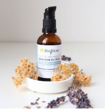 HMSOB50-04 - Huile de massage souplesse du félin