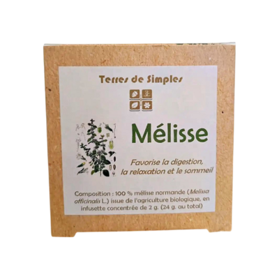 INF12 - Tisane Mélisse Officinale en infusette