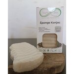 KJC03-ARV - Eponge Konjac XL Corps à largile verte