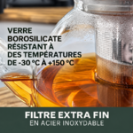 Theière translucide 0.8L - 4