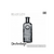 vase bouteille adele 1.7l quartz en verre