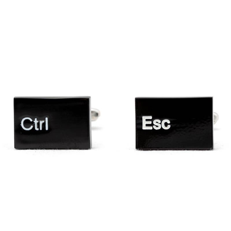 Boutons-de-manchette-touche-clavier-informatique-CTRL-ESC-1