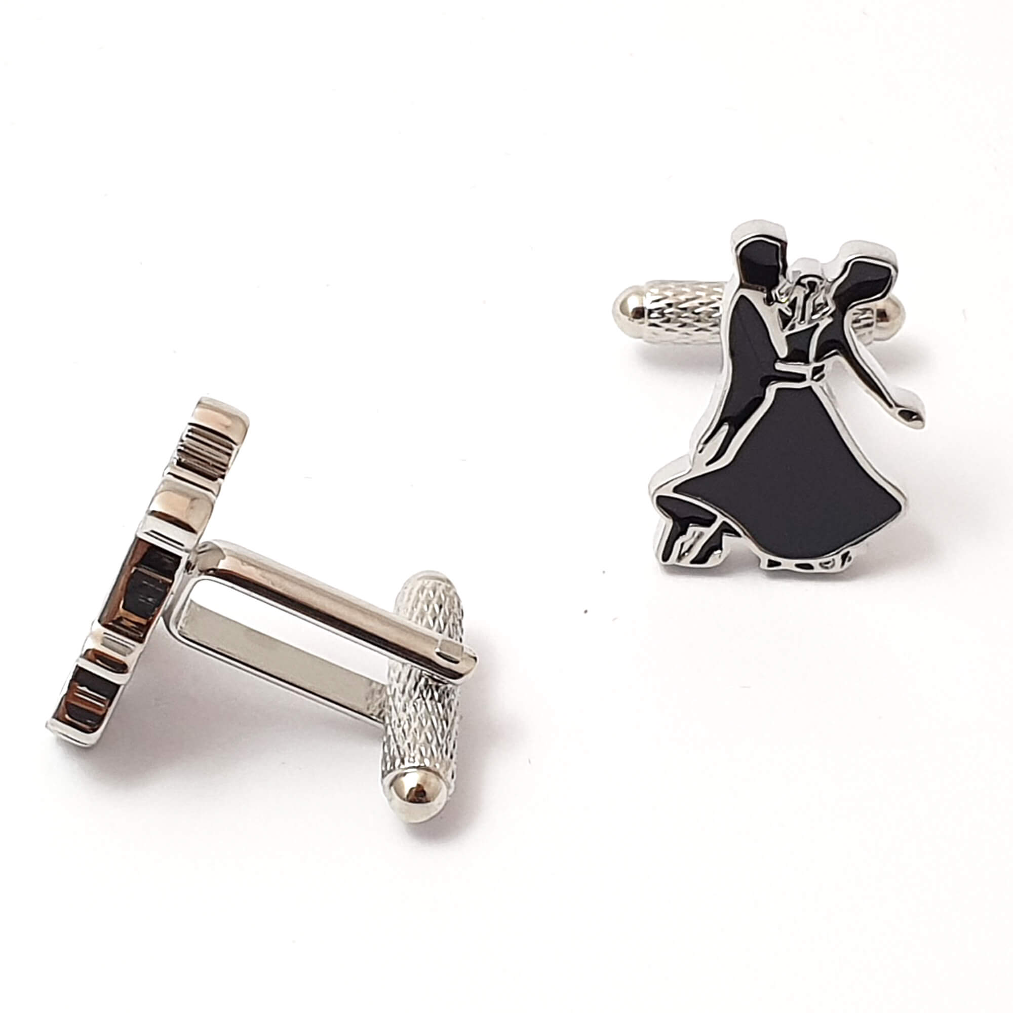 05-boutons-de-manchette-danse-couple-noir-argente-gauche