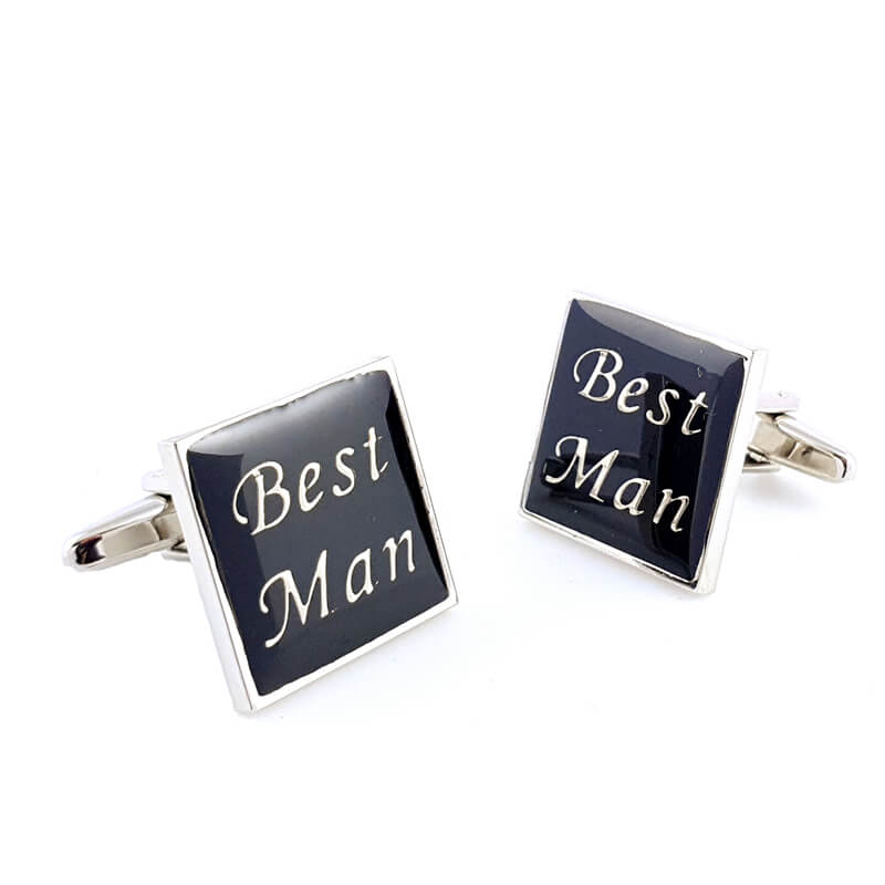 Boutons-de-manchette-Best-Man-carré-meilleur-homme-1