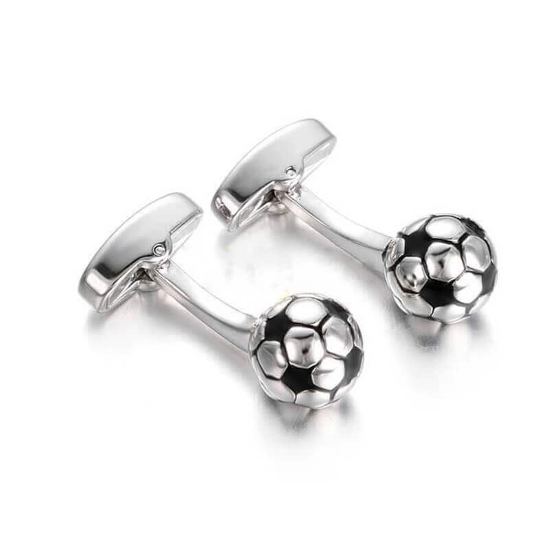 Boutons-de-manchette-ballon-de-football-image-trois