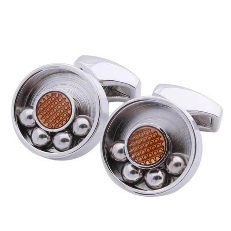 Boutons-de-manchette-argent-billes-tournantes-1
