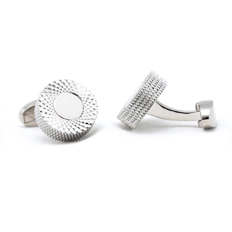 Boutons-de-manchette-rond-anneau-dévissable-couleur-argent-3