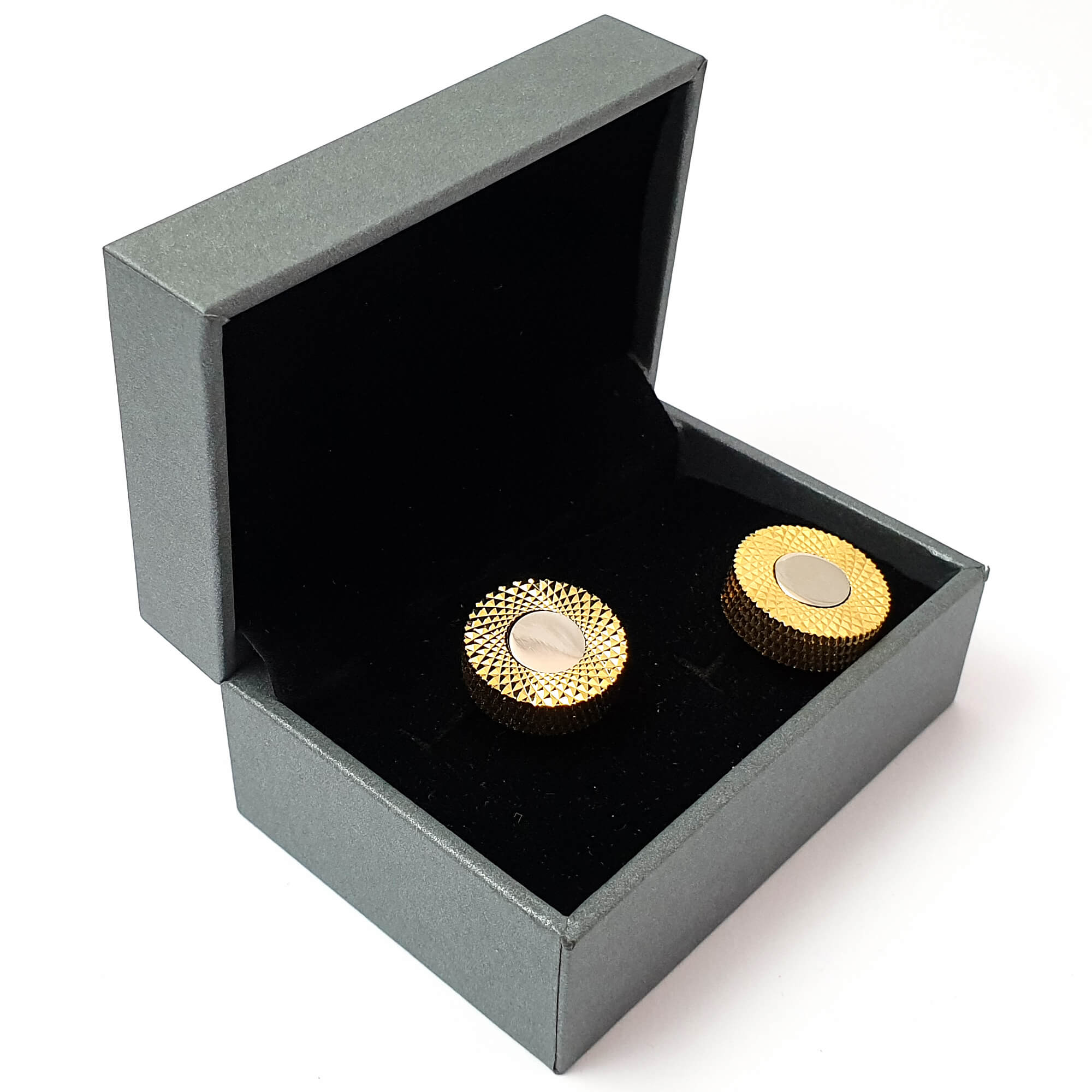 06-boutons-de-manchette-rond-avec-anneau-dore-maille-ecrin
