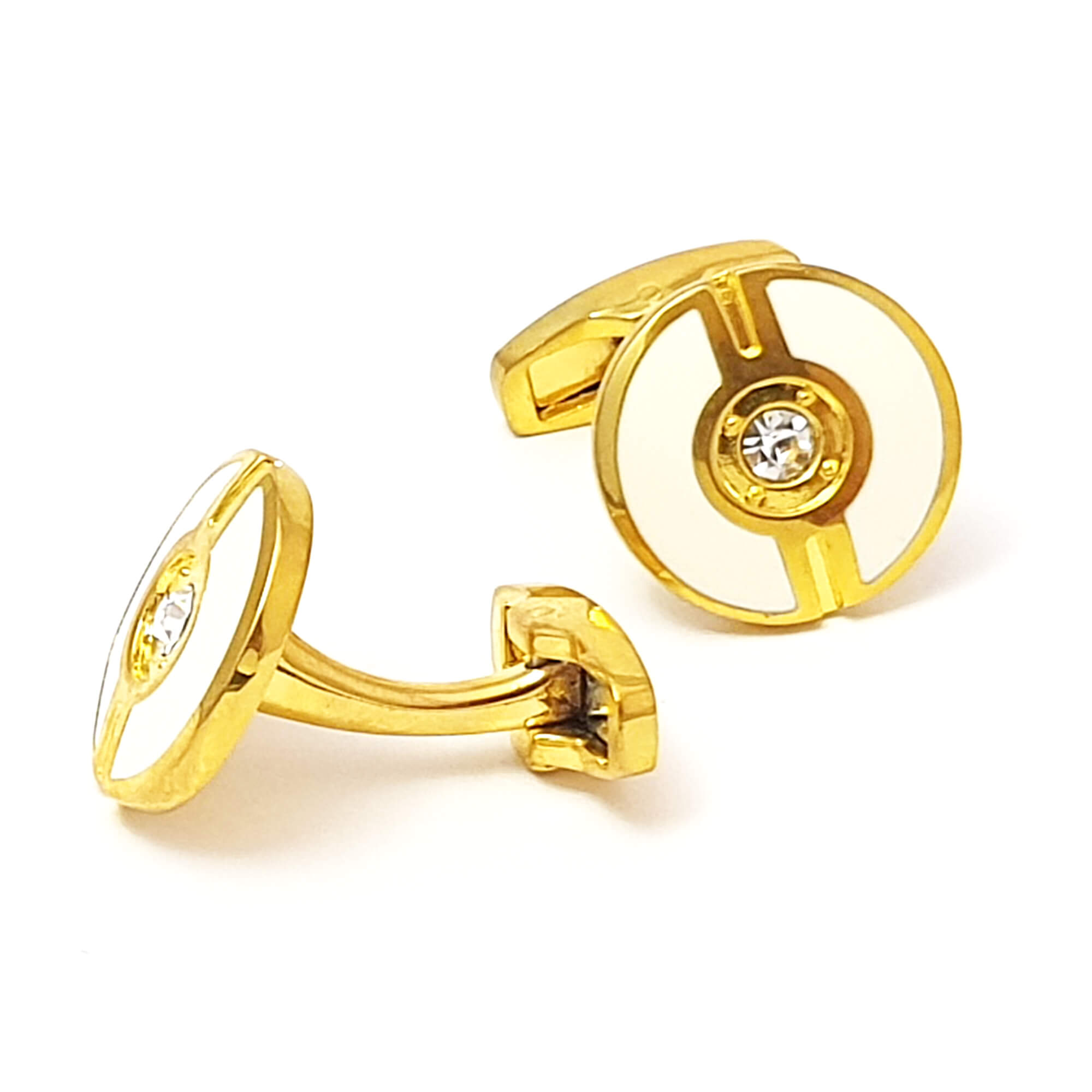 05-boutons-de-manchette-rond-couleur-or-jaune-blanche-gauche