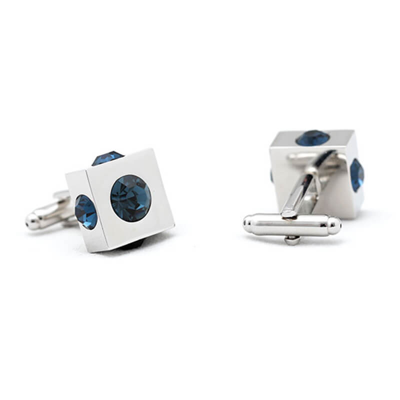 Bouton-de- manchette-de-forme-cubique-avec-pierres-de-couleur-bleue-3