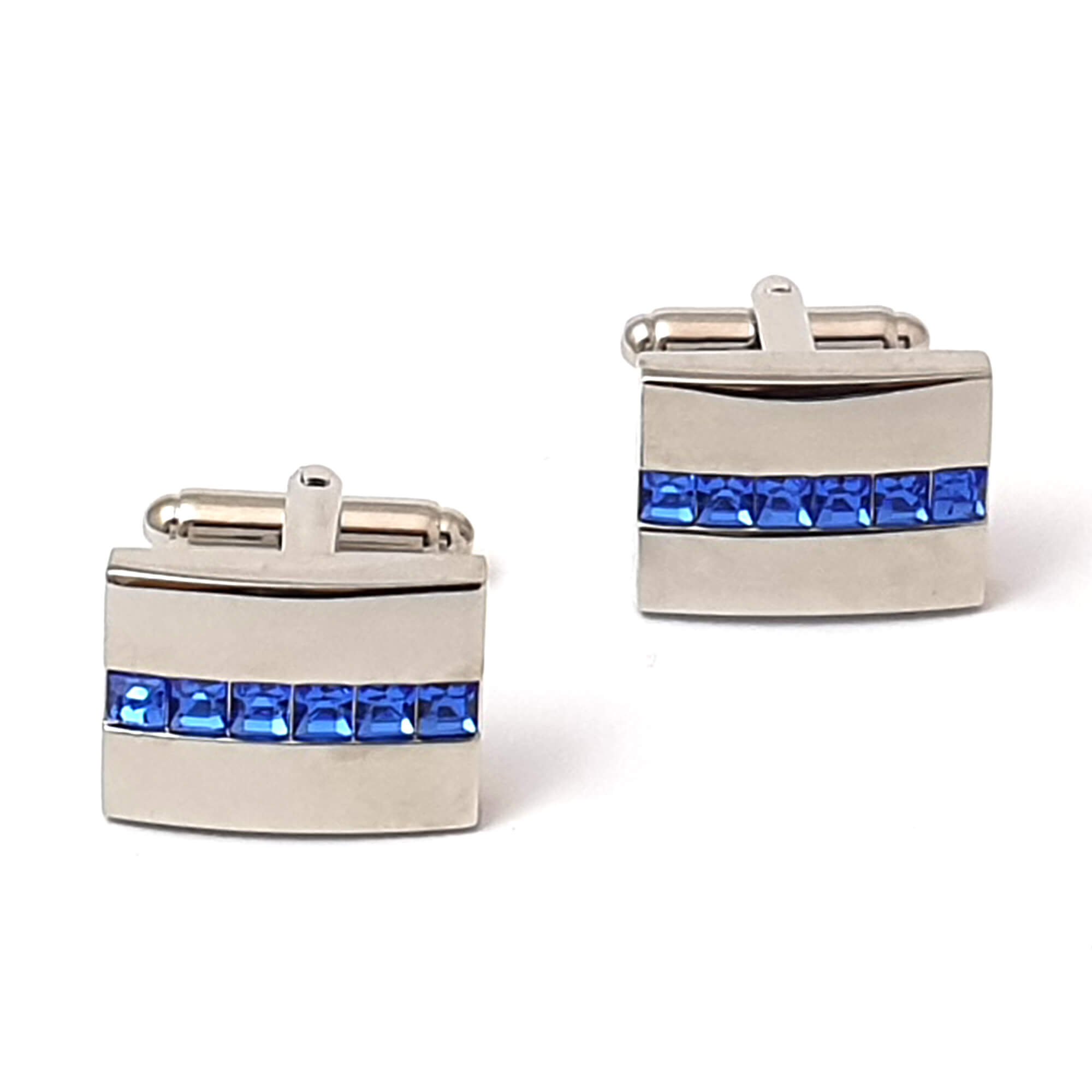 01-boutons-de-manchette-rectangle-ligne-cristaux-bleus-face
