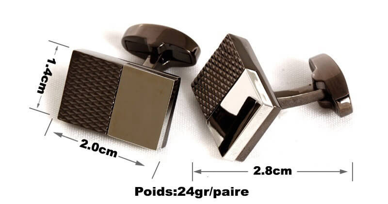 Bouton-de-manchette-rectangle-de-couleur-noire-et-argent-4
