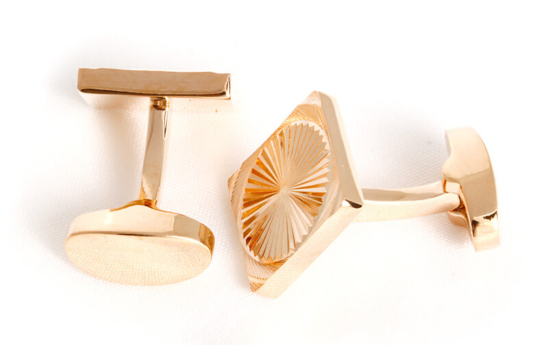 Boutons-de-manchette-carré-rosace-de-couleur-or-rose-2