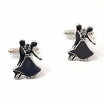 01-boutons-de-manchette-danse-couple-noir-argente-face