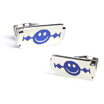 Boutons-de-manchette-lame-de-rasoir-emoticon-sourire-bleu-1